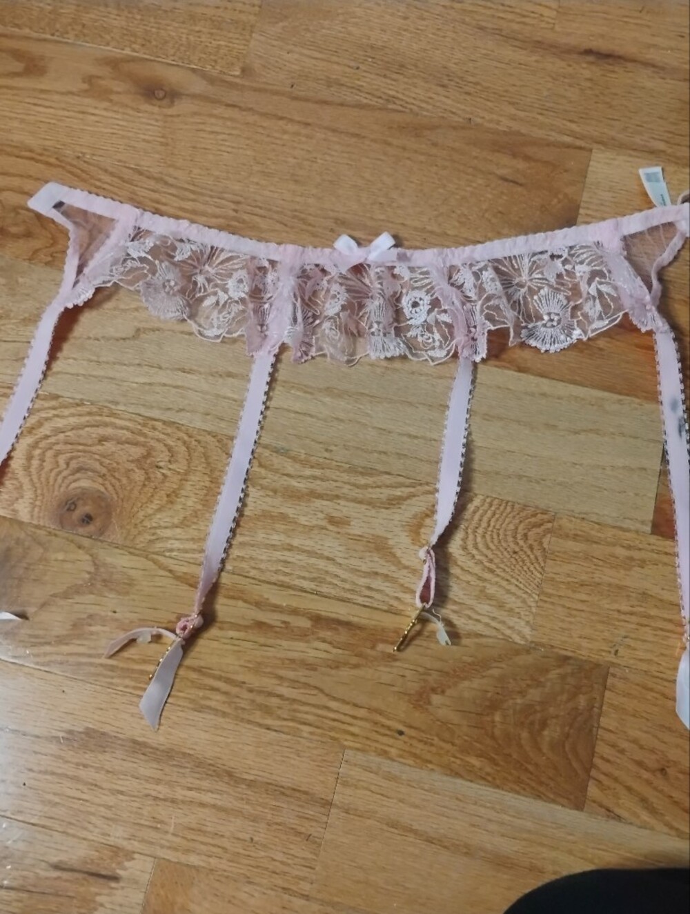 Agent Provocateur Jayce Baby Pink Garter Belt Size 2